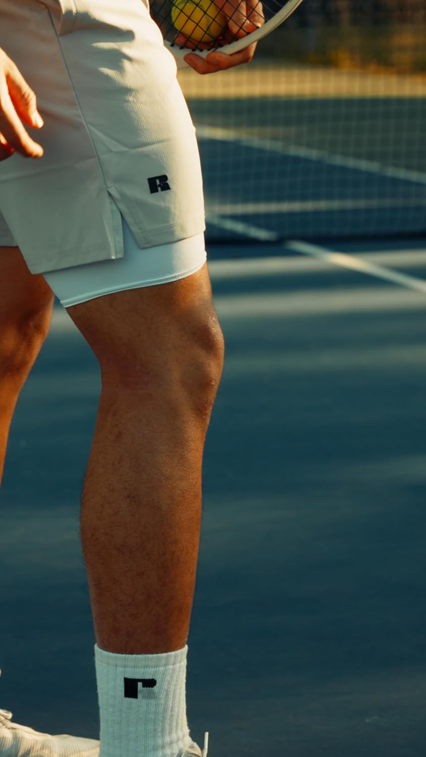 Russell Athletic Crew Socks, 6-Pack – Moisture-Wicking, Cushioned, Arch Support, Reinforced Heel & Toe - Image 2