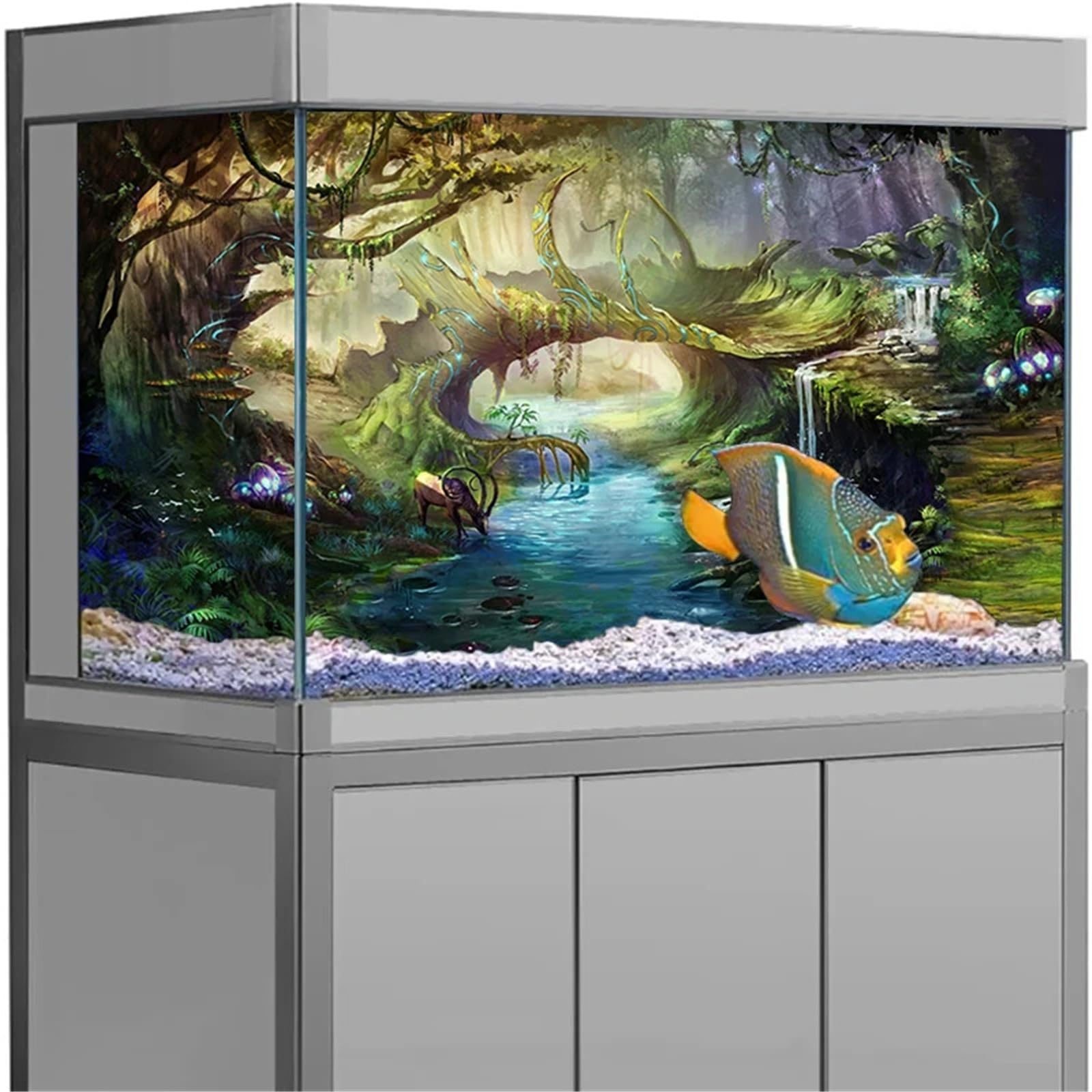Aquarium Folie Rückwand 3D-Aquarium-Hintergrundaufkleber