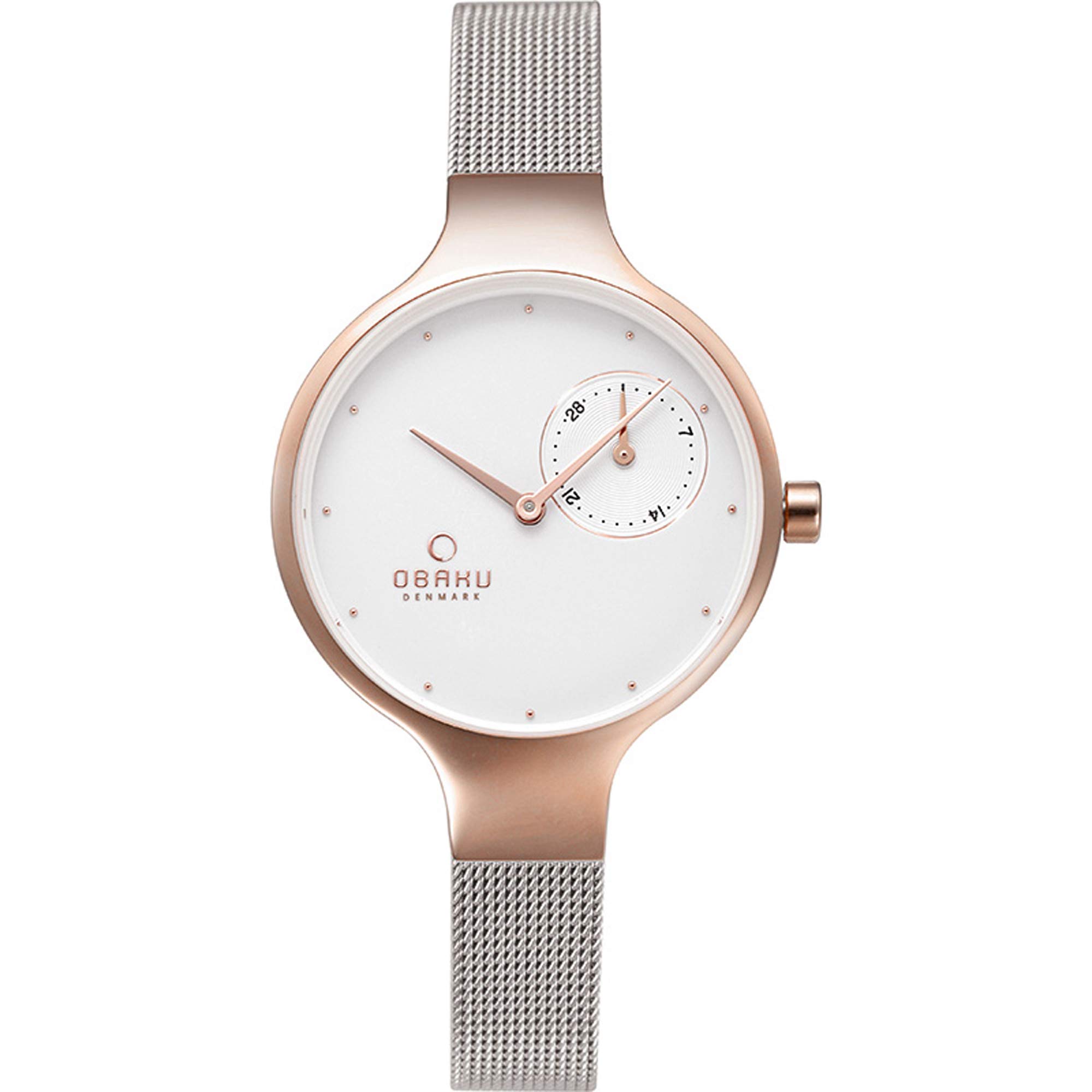 Obaku Analog White Dial Womens Watch-V201LDVWMC (B01MRW8Y2W) Amazon Price History, Amazon Price Tracker