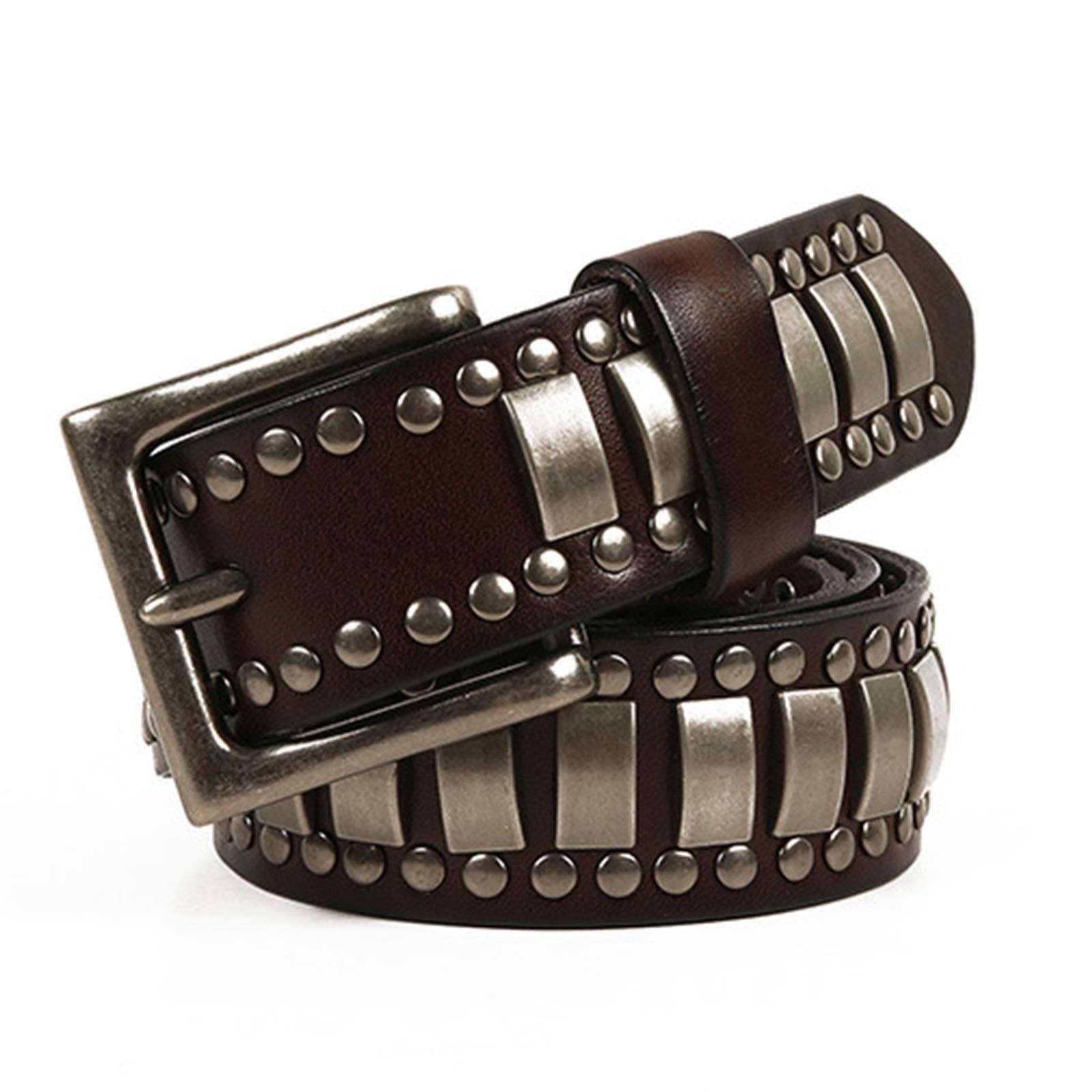 Ceinture cloutée gothique avec rivets métalliques pour jean