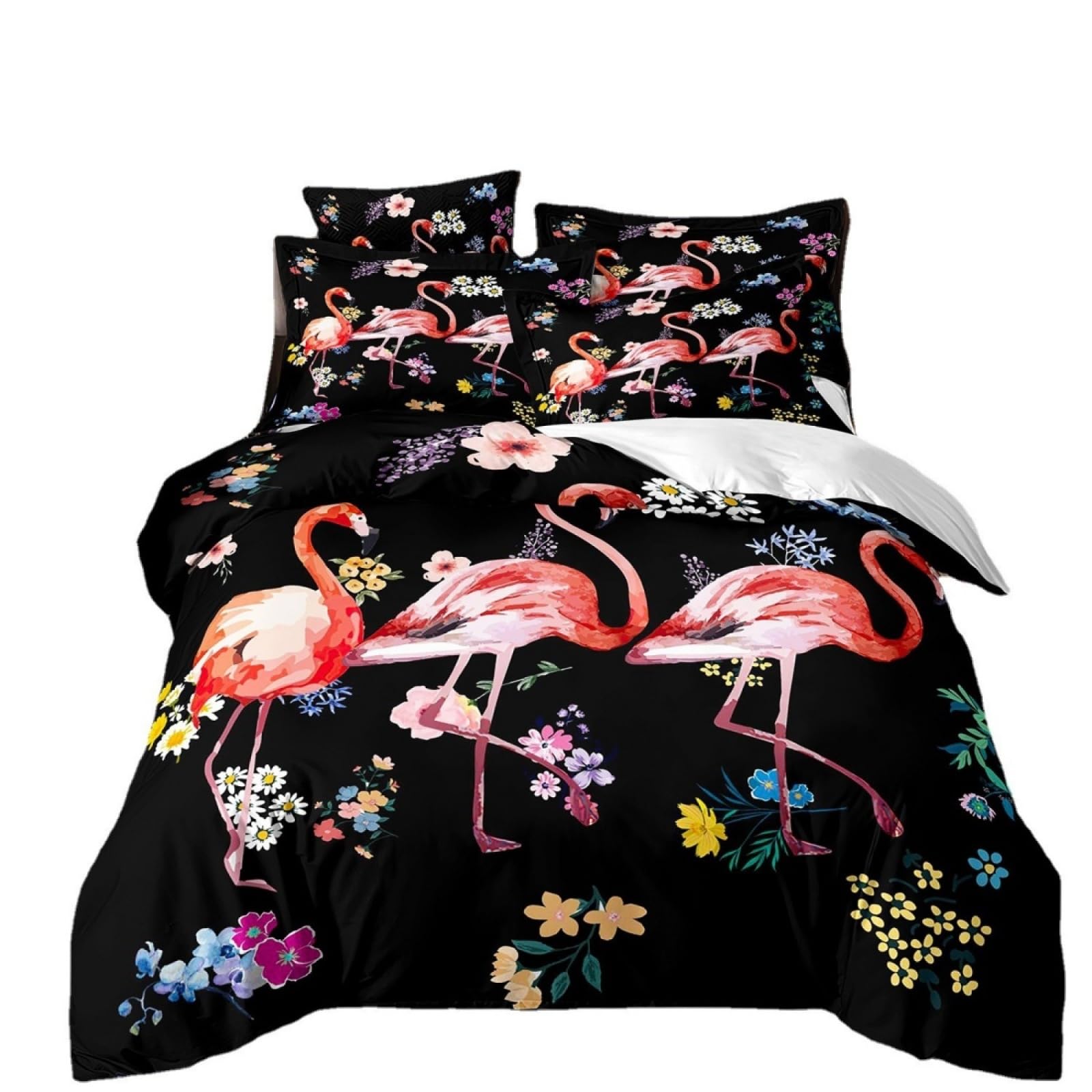 Single Duvet Cover Set Black Yellow Animals Single Bed Duvet Cover Set