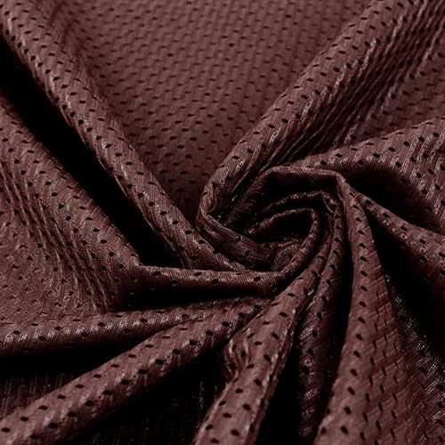 Miniatura 4 de Texco Inc Tejido de malla de fútbol, fútbol, camiseta de baloncesto, ropa, tela de bricolaje, plata 1 yarda