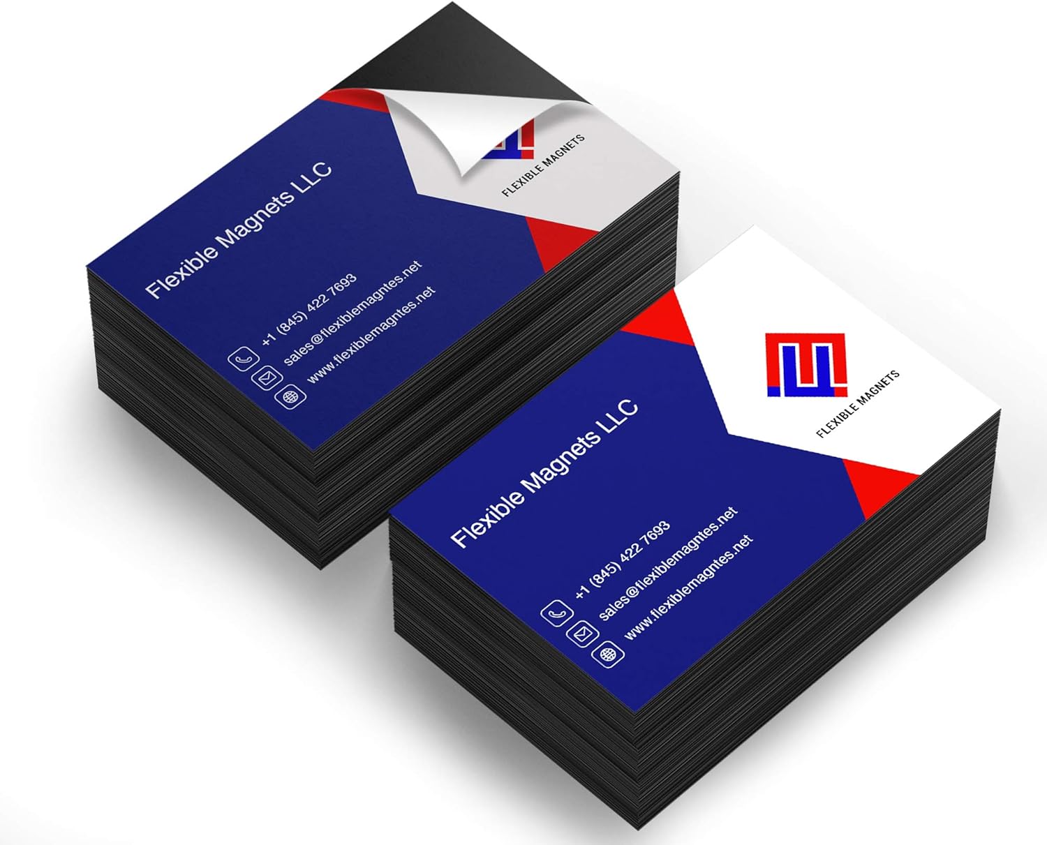 Self Adhesive Business Card 20 mil Peel and Stick. (1000