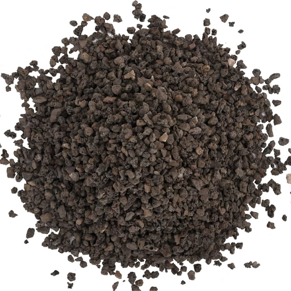 Ghiaia di basalto, 25 kg, nero, 5-8 mm, base naturale, ghiaia per acquario, laghetto, terrario e giardino, come substrato per la crescita delle piante, chiarificazione dell'acqua e decorazione