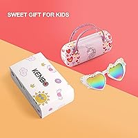 Vista 7 de KENBO Gafas de sol para niñas con protección UV para niños pequeños