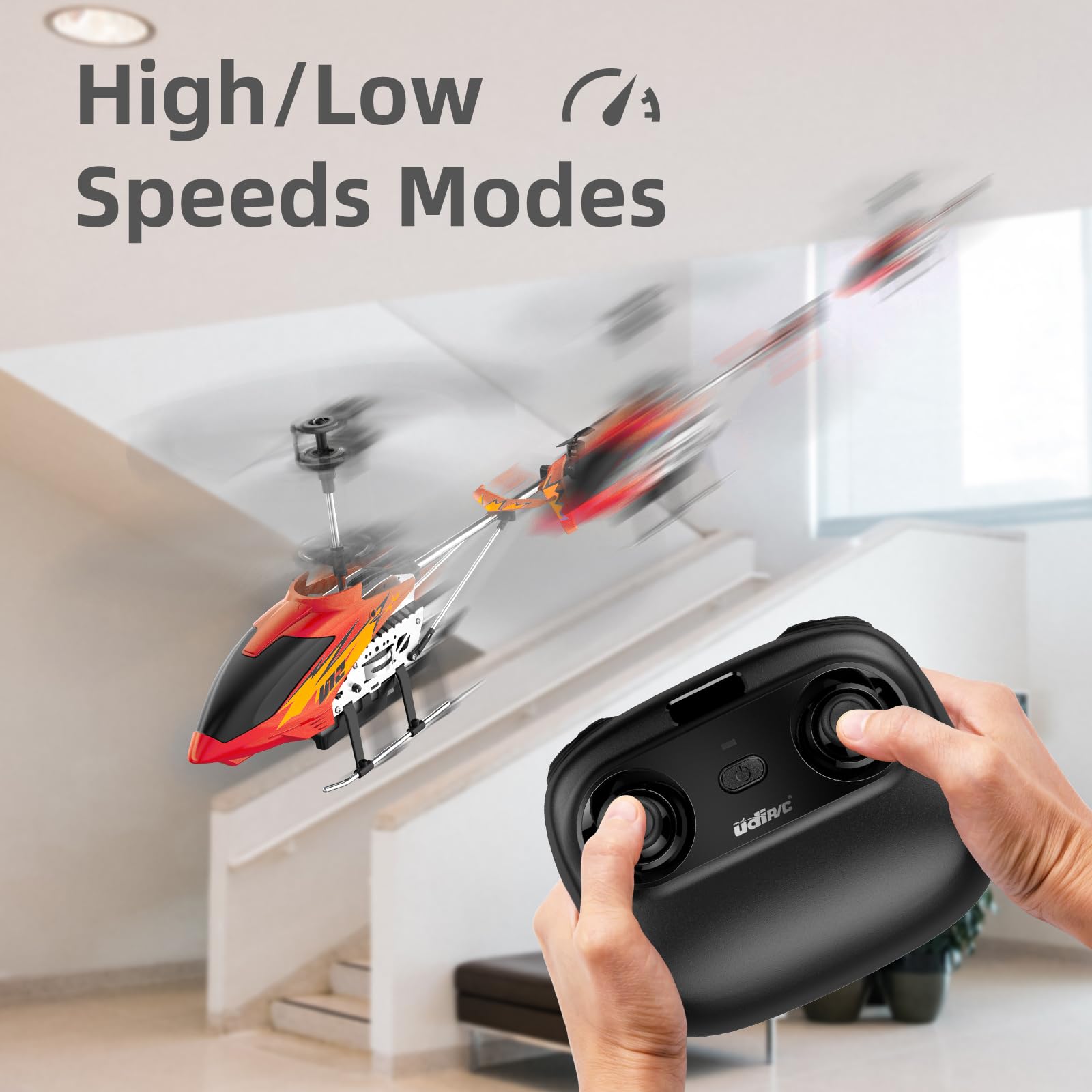 Elicottero RC VATOS 2.4G Con Luce LED, Decollo Con Un Tasto E Altezza Fissa - Giocattolo Per Interni, Ideale Per Ragazzi E Ragazze