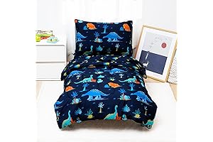 3-Piece Dinosaur Bedding Set for Toddlers