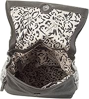 Vista 3 de Jessica Simpson New Logo Mochila pequeña Bolso Bethany Gris Carbón, Gris