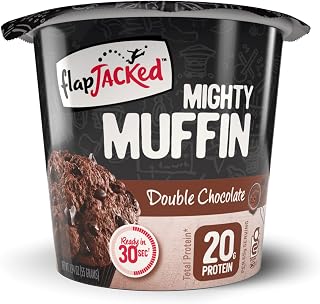 FlapJacked Mighty Muffins, Gluten-Free Double Chocolate, 1.94 Ounce (Pack of 12)