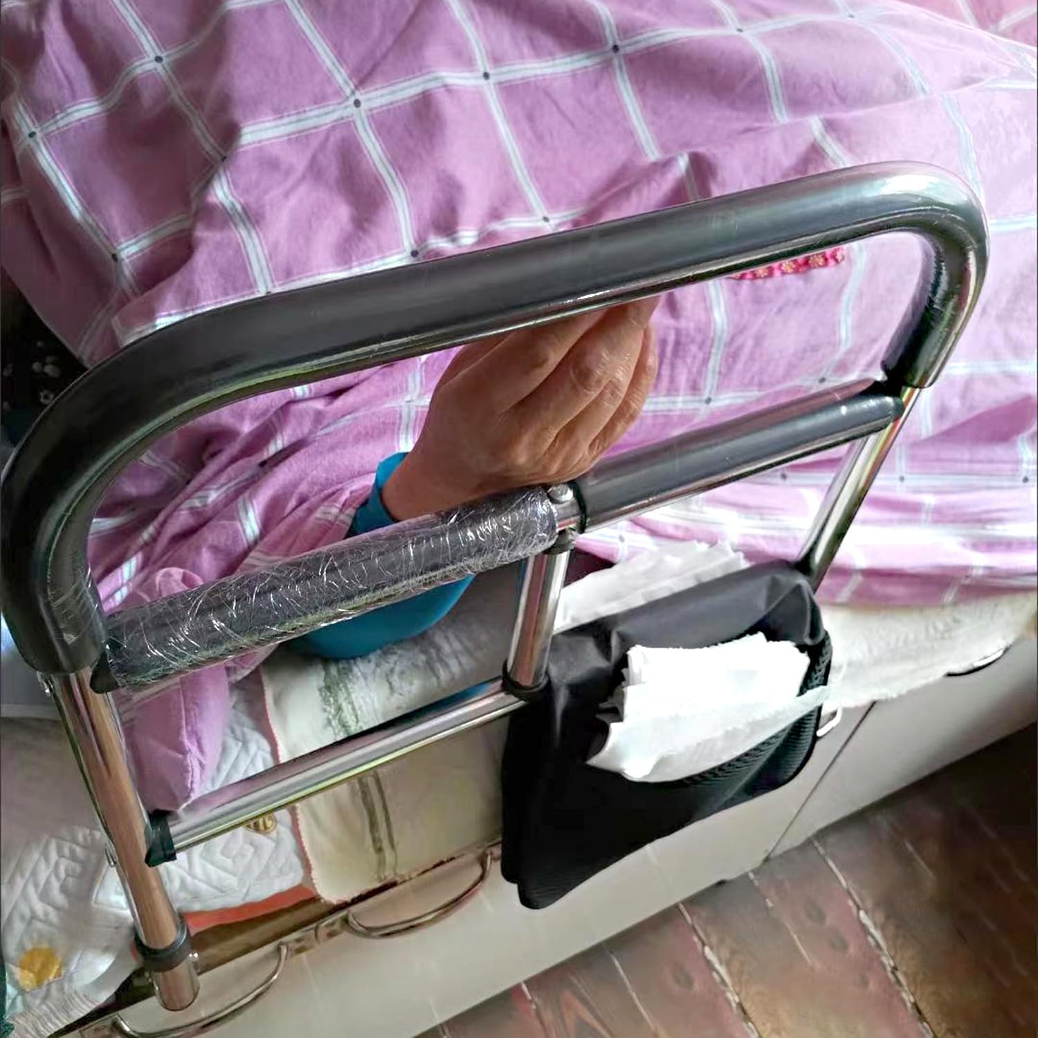 Sponda anticaduta per anziani e disabili, sponde letto anziani, Universale Ribaltabile Regolabile per degenza,Barriera Letto