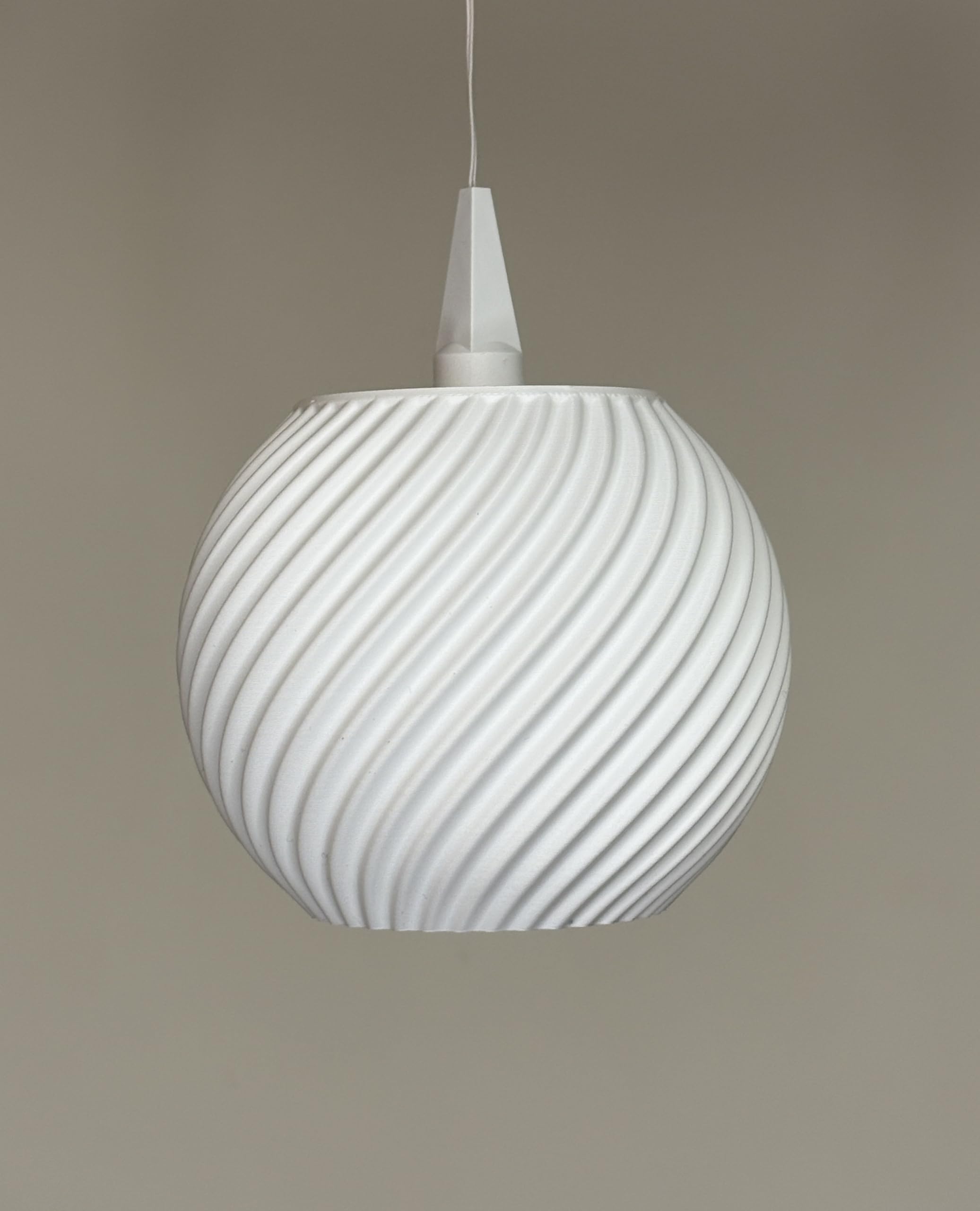 Lampenschirm für Weihnachtsstern Miniatur (8cm) – moderne 3D-gedruckte Kugelschirme, ganzjährig nutzbar, einfache Montage, Schirm Nora-Mini (Miniaturstern, 8cm)