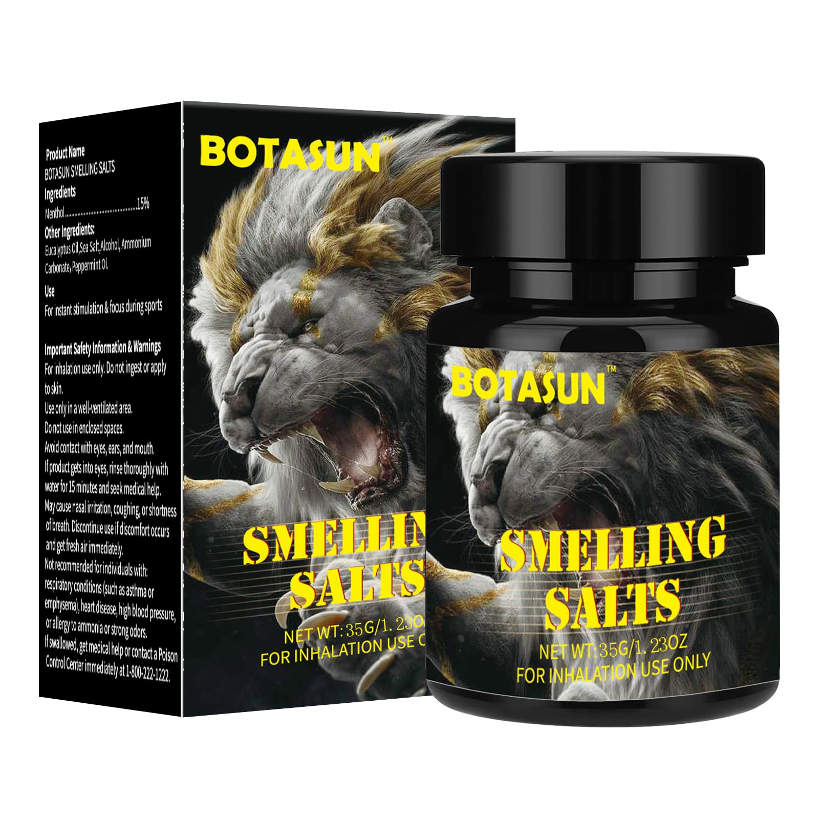 BOTASUN Sais aromáticos para treino de alta intensidade, pó, 35 g
