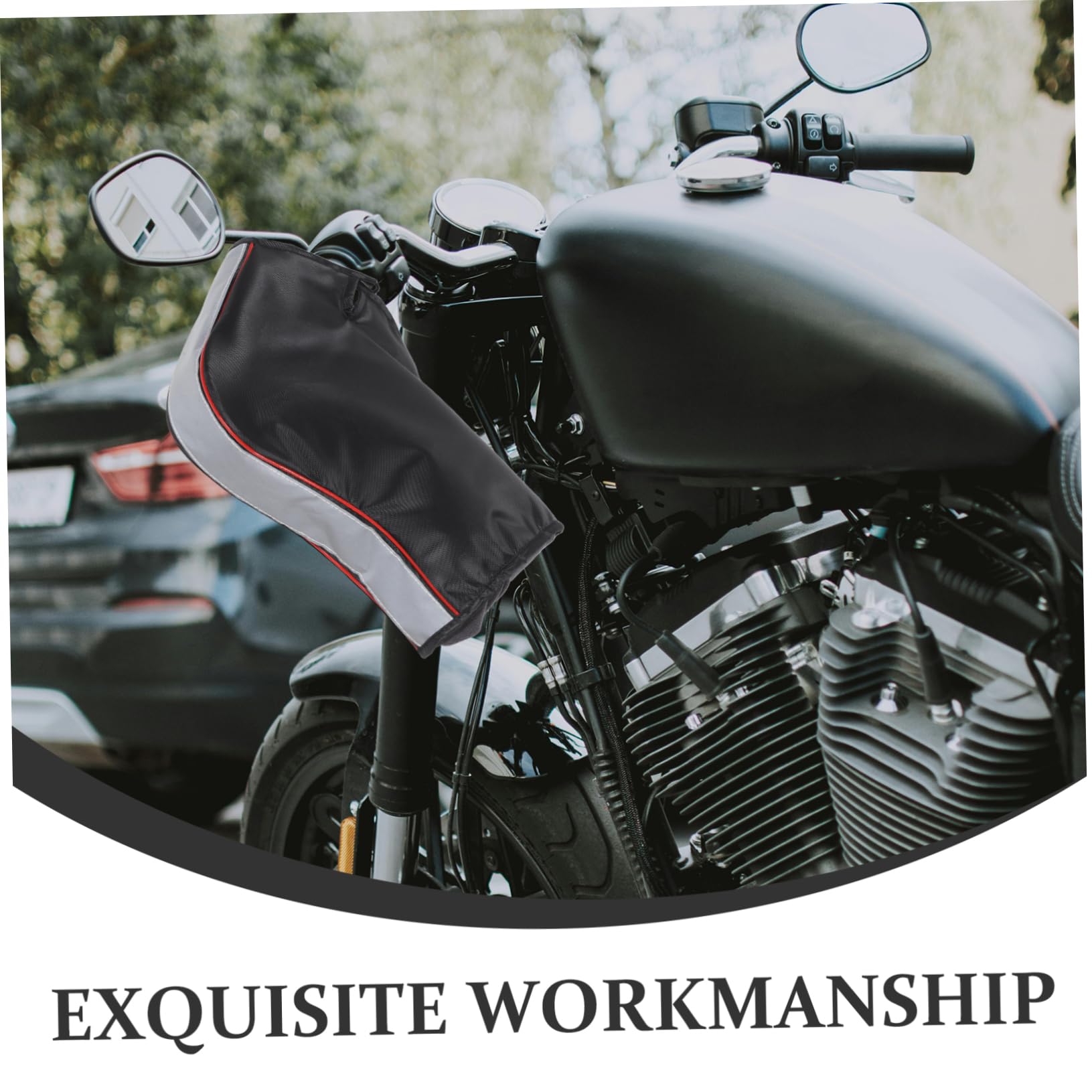 SOLUSTRE Guantes de Manillar para Moto y Bicicleta Cálidos y Reflectantes Resistentes al Viento para Invierno y Uso Clima Frío para Hombre y Mujer