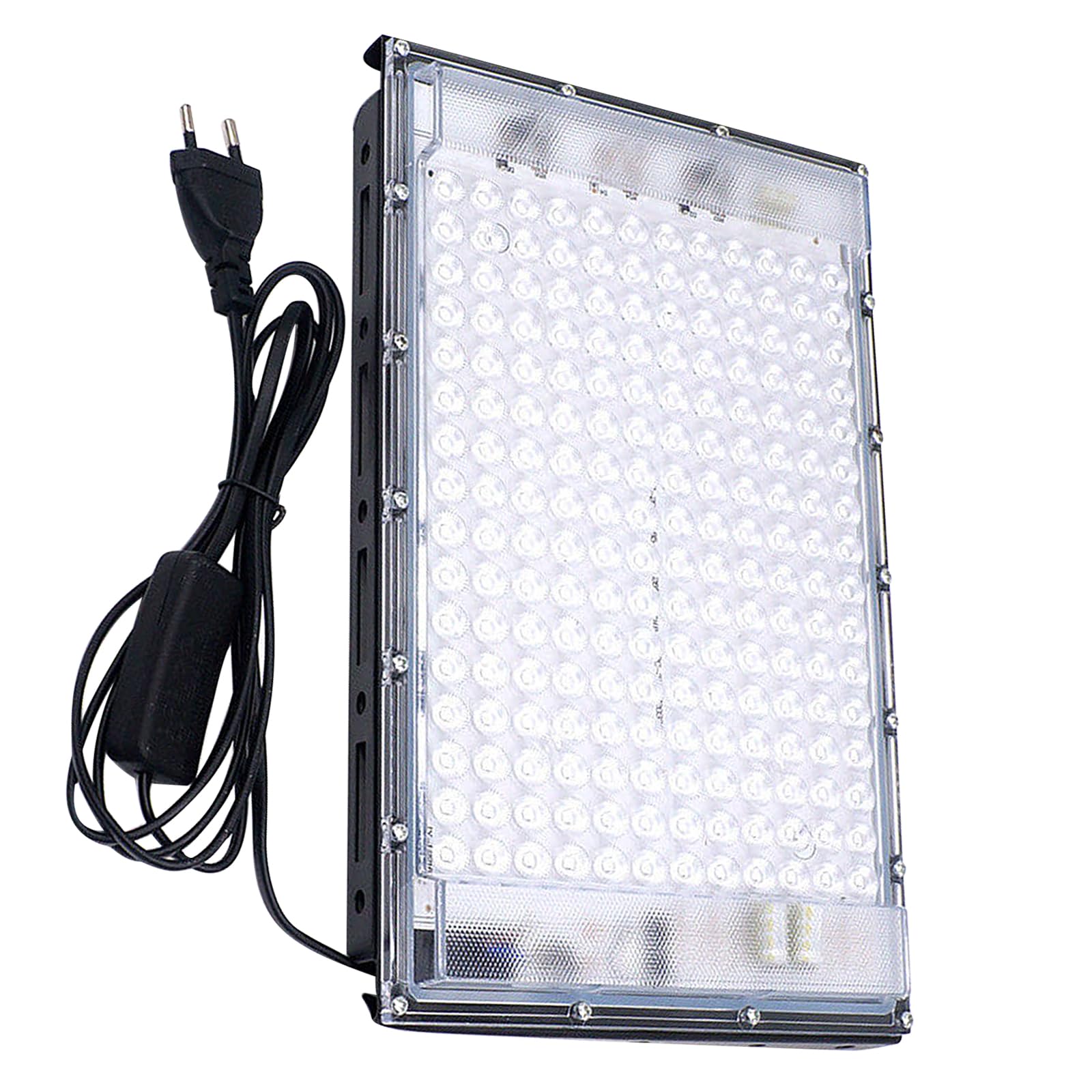 Lámpara de bronceado, solárium para el hogar con 192 piezas LED, luz bronceadora portátil, lámpara de bronceado facial, luz azul completa con soporte y ganchos para colgar para cuerpo y cara (192