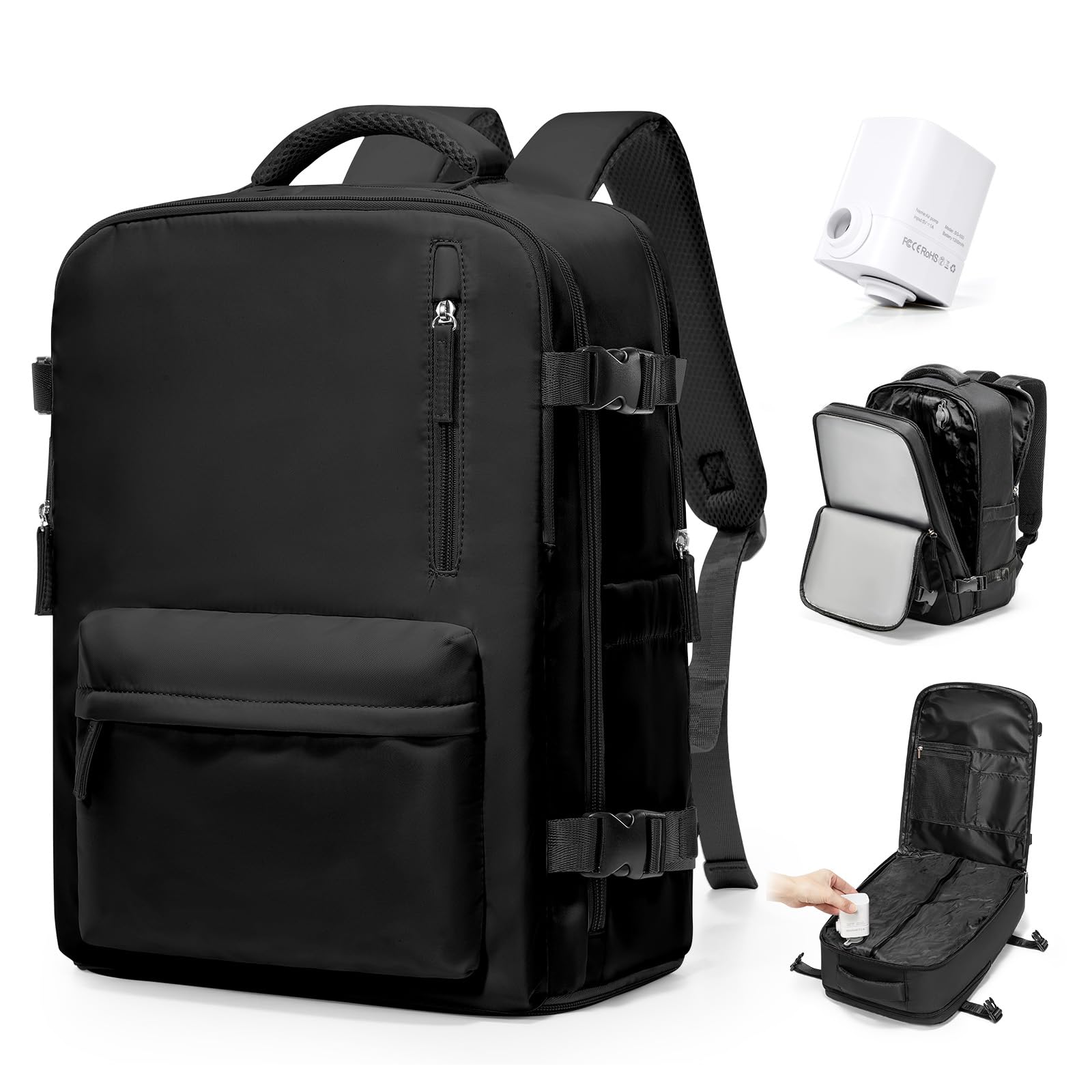 SZSYCN Zaino Sottovuoto Viaggio con Pompa Bagaglio a Mano Ryanair 40x30x20 Zaino Aereo 40x20x25 Ryanair Sottovuoto Borsa da Viaggio 40x30x20 Aereo Bagaglio a Mano Borsa da Lavoro per Laptop