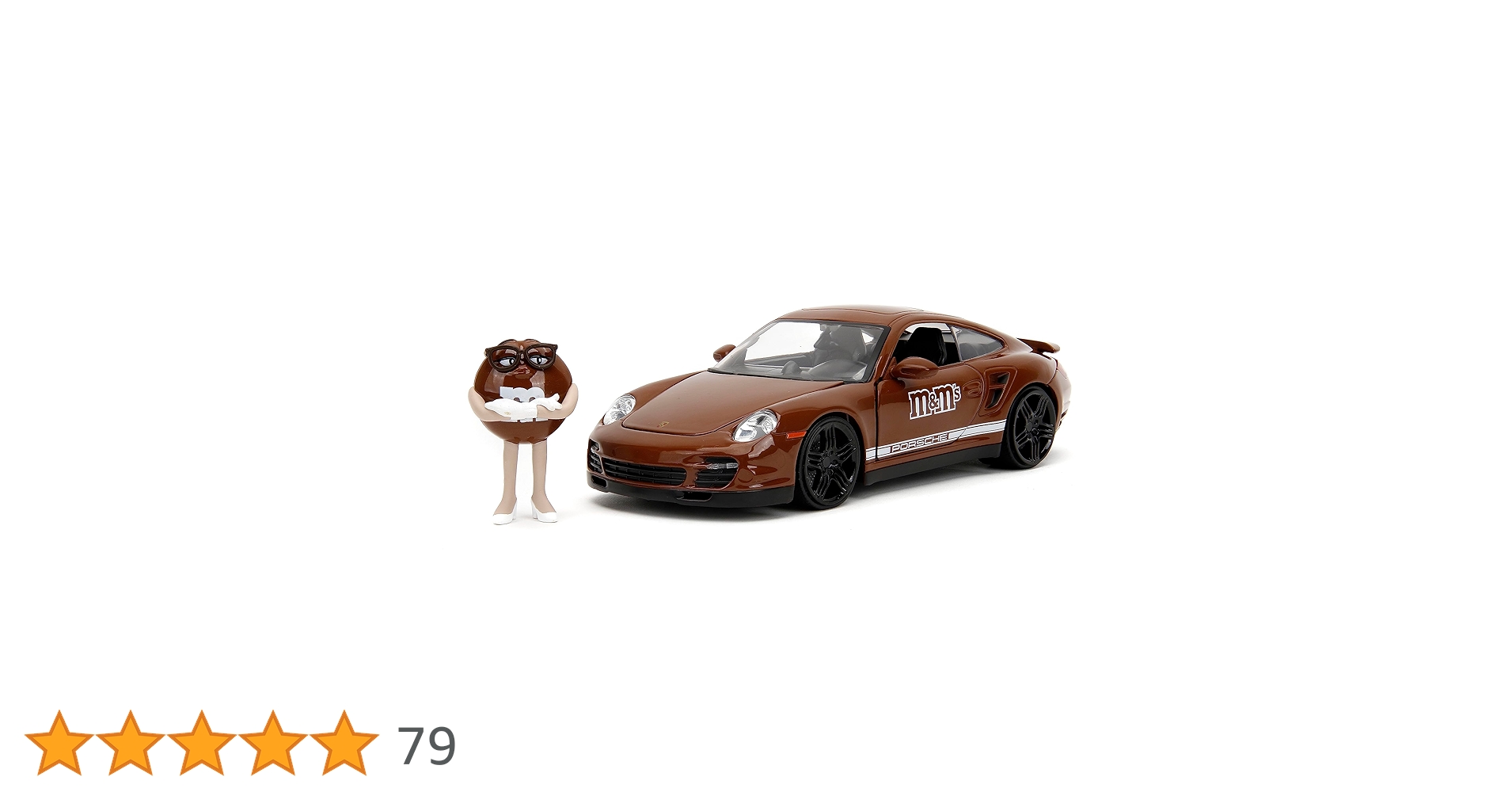 ミニカー 1:24 M&amp;M&#39;S 2007 PORSCHE 911 TURBO 1:24 M&M'S 2007 PORSCHE 911 TURBO w/ BROWN FIGU