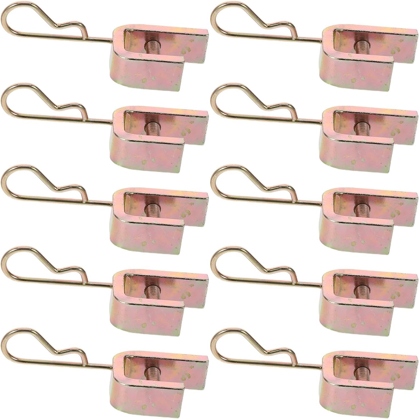 10pcs Dual Tire Valve Extension Clips Heavy Duty Metal Stem Clamp for Car Truck SUV Air Inflation Tool Preventing Air Leaks