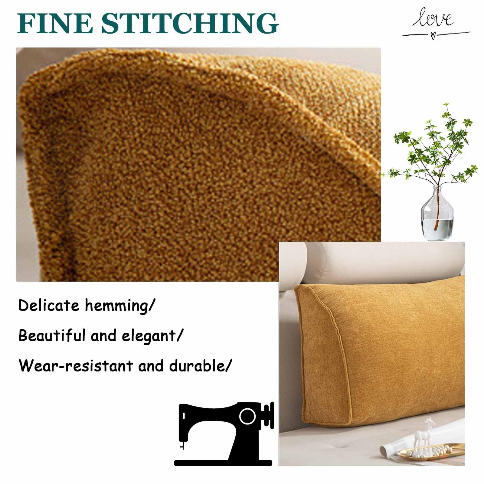Cojín Lombare para Cama y Sofá Almohada Respaldo Ergonomica Cojín de Lectura Cojín Cuña Tamaño 70x35x17cm Soporte Lombare Ideal para Confort y Estilo.