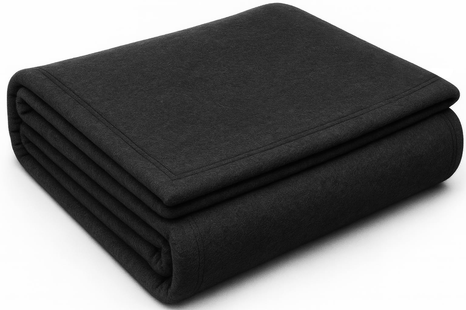 BSB HOME Premium Acrylic-Wool Single Bed Blanket – Ultra Warm Winter Blanket for Home & Travel | Soft, Heavyweight, Durable & Fade Resistant (Black, 150 x 220 cm, Weight - 1 Kg)-image-5