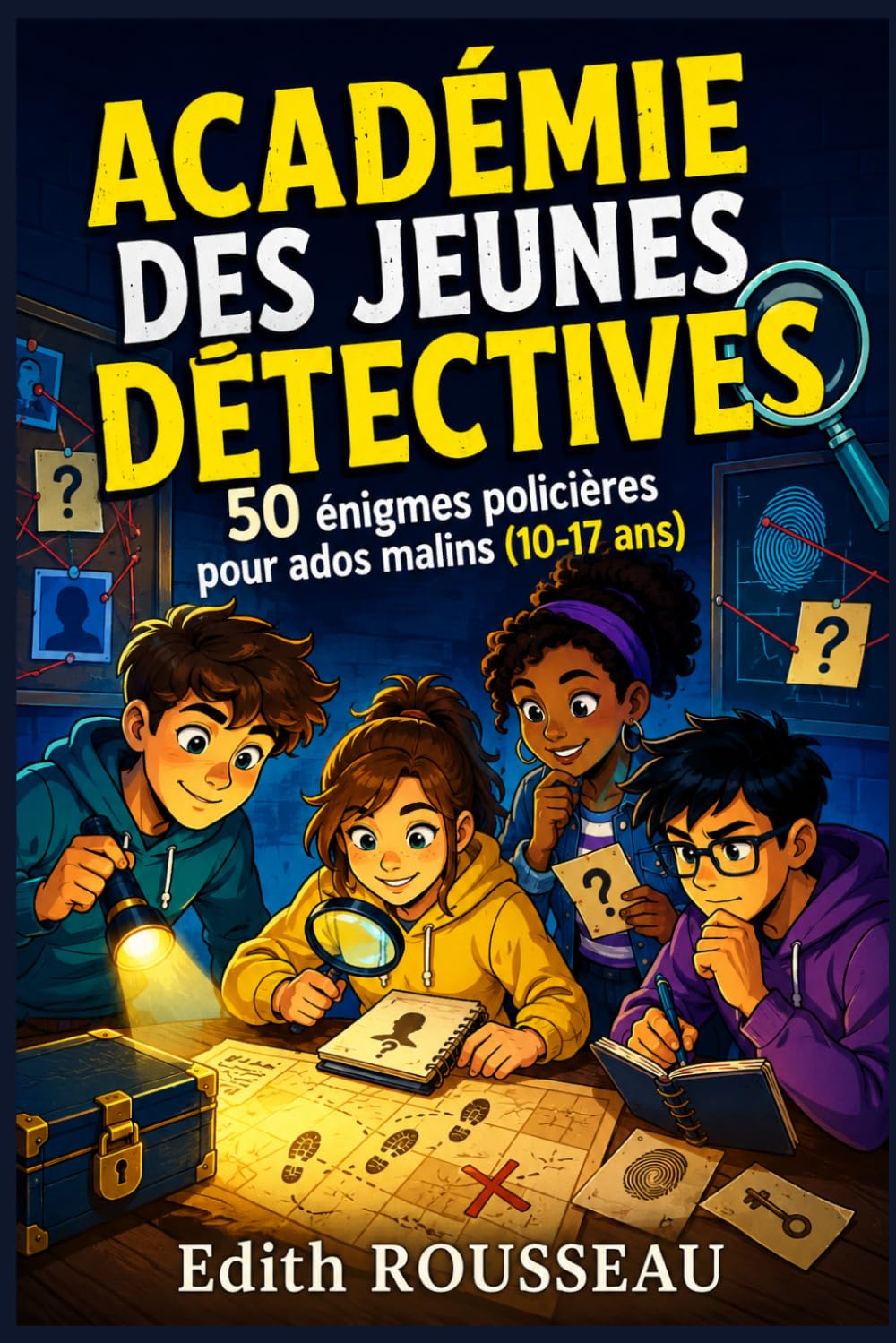 Académie des Jeunes Détectives : 50 énigmes policières pour ados malins (10-17 ans)