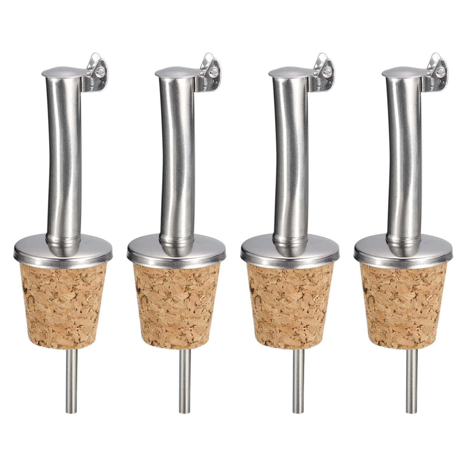 Bec verseur en acier inoxydable lot de 4 pour huile et vin