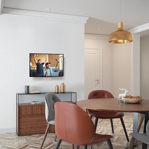 Miniatura 7 de Mounting Dream Soporte de pared para monitor para la mayoría de televisores y monitores de 10 a 26 pulgadas, soporte de TV pequeño con rotación de