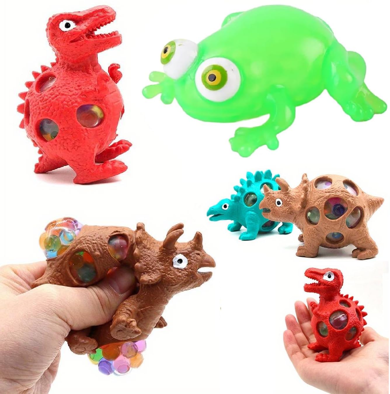 Amitasha 3 Squishy Fidget Squeeze Balls Press Toy for Kids & Adults Stress Relief Toy Birthday Gift (Assorted) (B0D7PTC41B) Amazon Price History, Amazon Price Tracker
