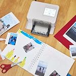 Canon Selphy CP1500 Photo Printer Bundle (White) with KP-108 Paper (108 Sheets) 3 Color Ink Cartridges & Tudak Cleaning Cloth – Wireless Compact Dye-Sub Printer Kit