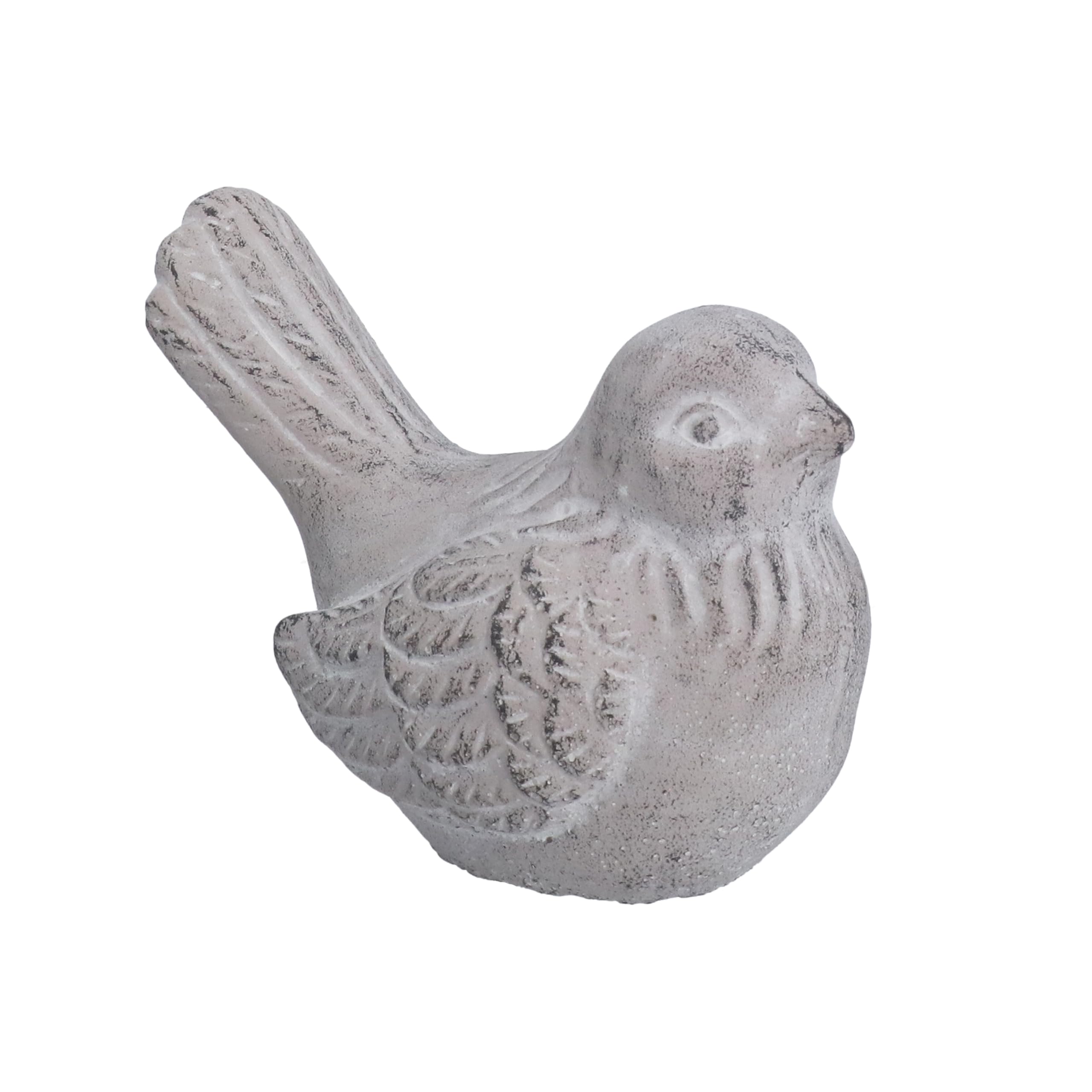 Gisela Graham Stone Effect Bird Ornament, Small, Decorative Figurine