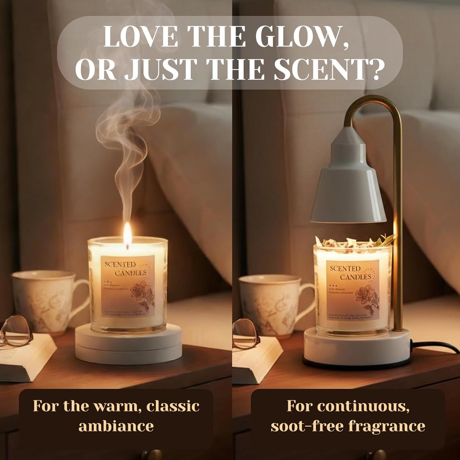 Candle Making Kit with Warmer Lamp & Wax Melter, Complete DIY Candle Making Kit for Adults & Beginners, Craft Your Signature Scent Style with All-In-One Supplies, Ideal for Home Relaxation, Gifting