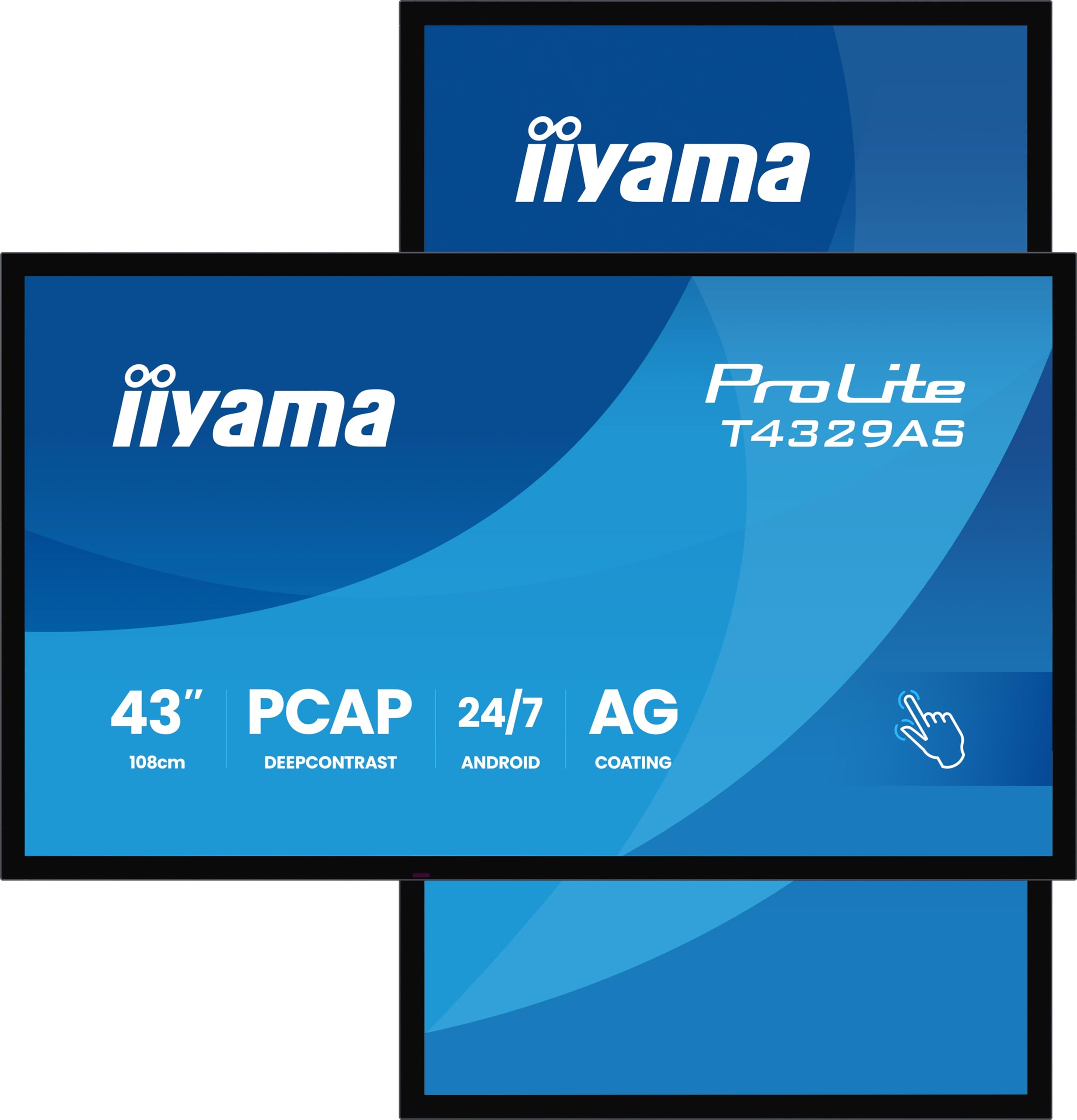 Iiyama Prolite T4329aS-B1ag 108cm (42.5") 4k Uhd Touch Monitor Hdmi/usB-C