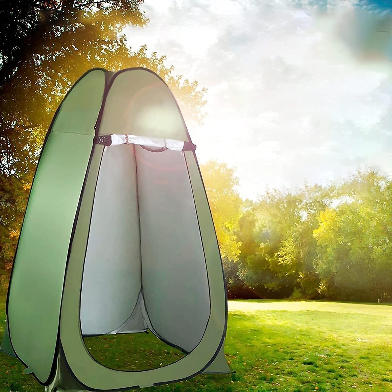 Toilettenzelt Pop Up Pop-Up-Zelte Zelt for Campingzelt Dusche Sichtschutzzelt for Umkleiden Umkleidekabine Strand Angeln Wandern Tragbares Outdoor-Toilettenzelt