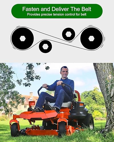 Miniatura 3 de Polea tensora apta para Ariens Edge 34 42 52 Zoom 1540 1634 Gravely ZT XL42 ZTX42 Series, polea de correa para cortacésped reemplazar 07350100