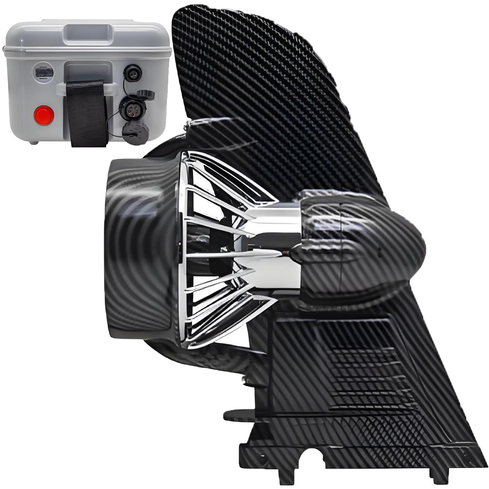 ErShangMao 2025 Thruster Electric Surfboard, Electric Fin Underwater, SUP Electric Motorized Fin Surfboard, Propeller Power Fin Trolling Motor, Jet Powered Surfboard Kit