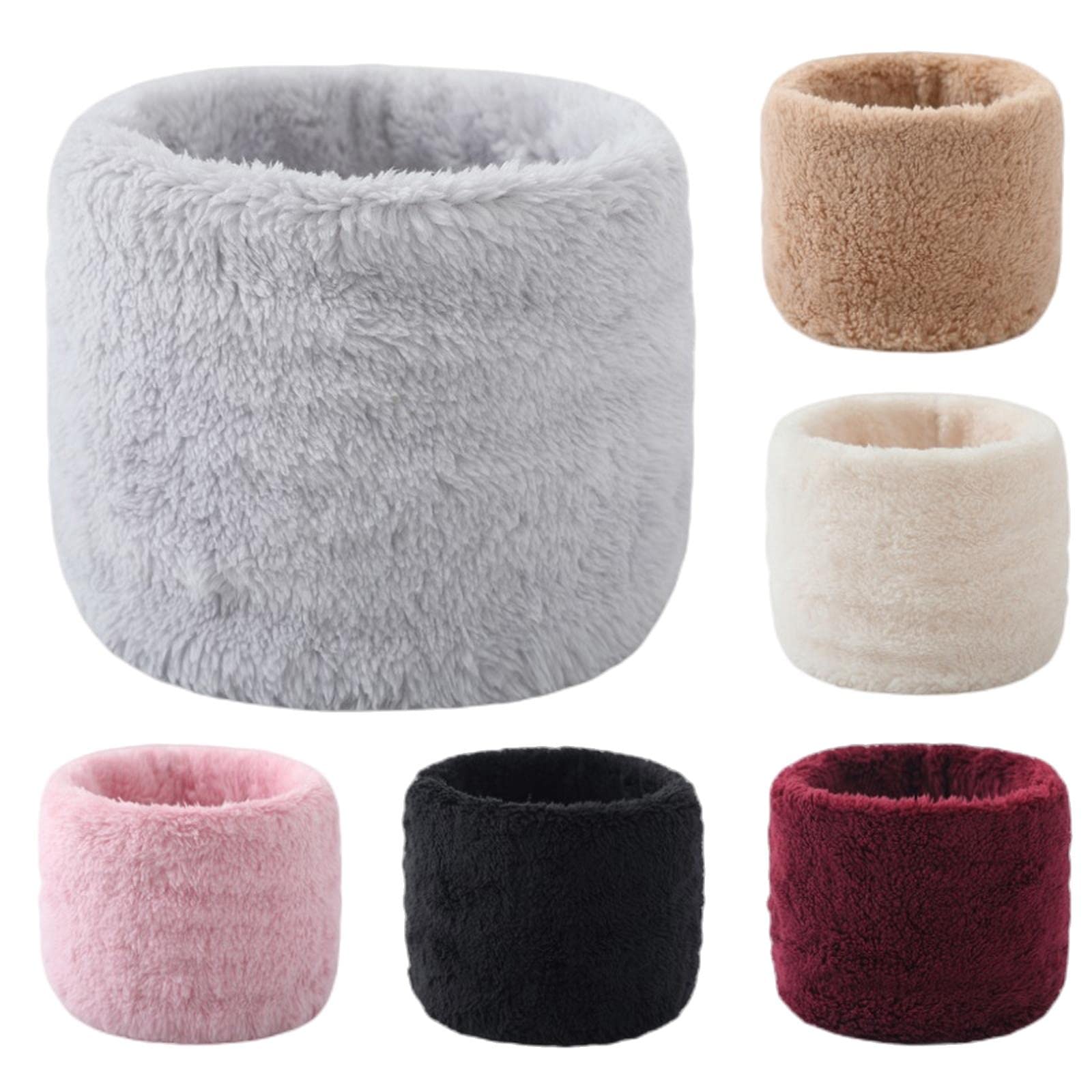 MOGSA Foulard d'hiver pour femme unisexe élastique silencieux écharpe d'automne