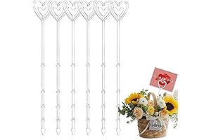 100Pcs Plastic Floral Pick Card Holder 9inch