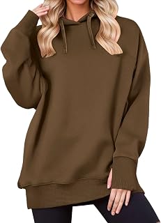 Womens Hoodies Pullover Fall Winter Long Sleeve Hooded Sweatshirt 2026 Trendy Cute Casual Soft Sweat Shirts