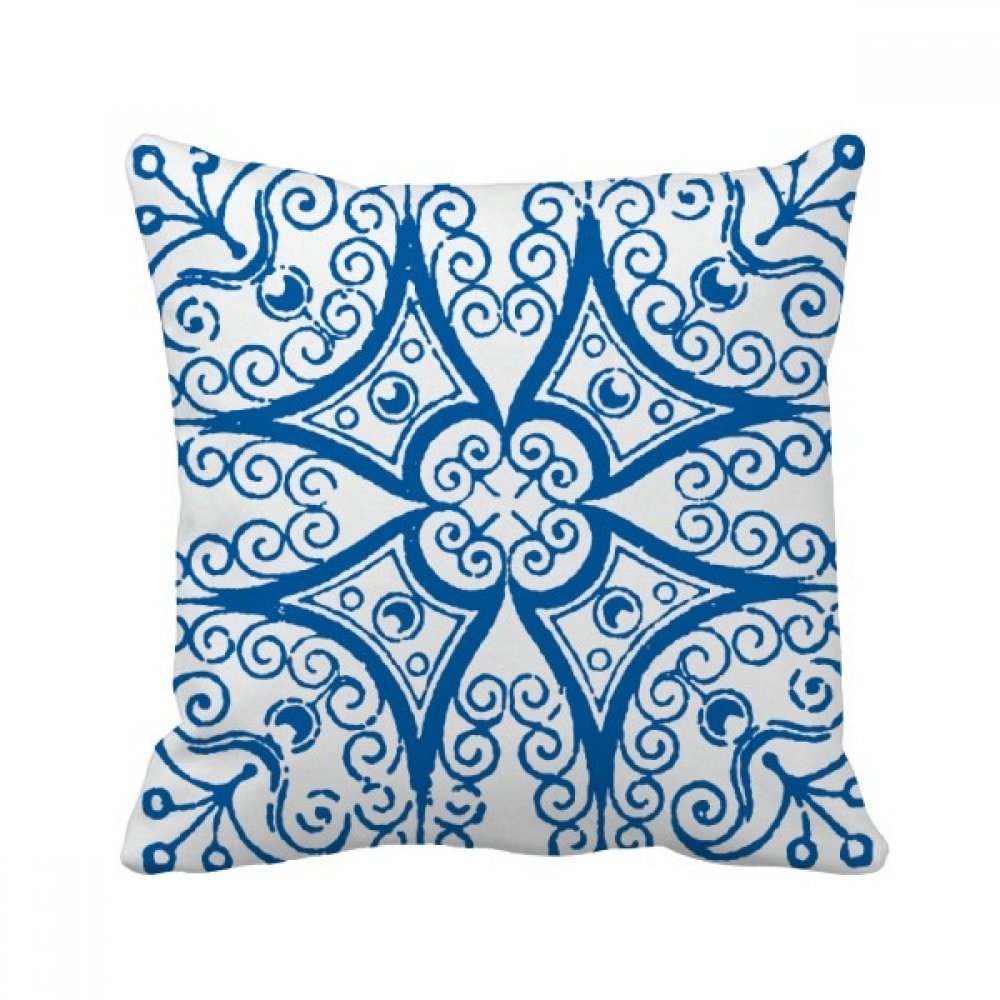 Coussin motif Talavera multicolore 40x40 cm pour decoration canape salon