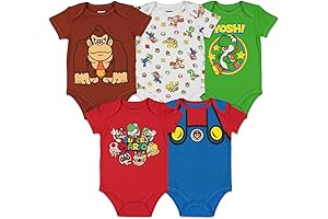 Super Mario Nintendo Donkey Kong Yoshi Mario Lugi Bowser Toad 5 Pack...