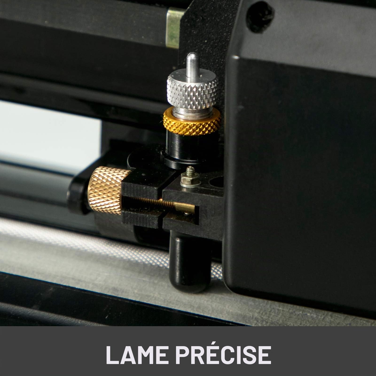 VEVOR Plotter De Découpe Traceur De Coupe 87cm Vinyle Ploteur De Découpe Manuel Machine de Tracer Découper Coupe-Vinyle Haute-Précision Cutter Plotter Logiciel SignMaster Inclus