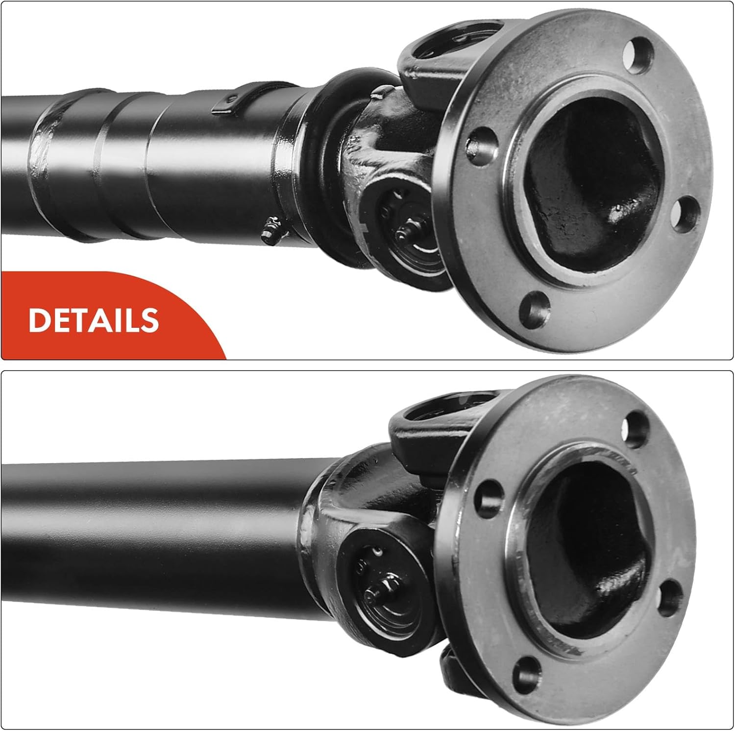 A-Premium Front Drive Shaft Driveshaft Assembly Compatible with Land Rover Discovery 1994-1999, Range Rover 1987-1988, Defender 90 Sport Utility, Replace# TVB100610, Complete Prop Shaft
