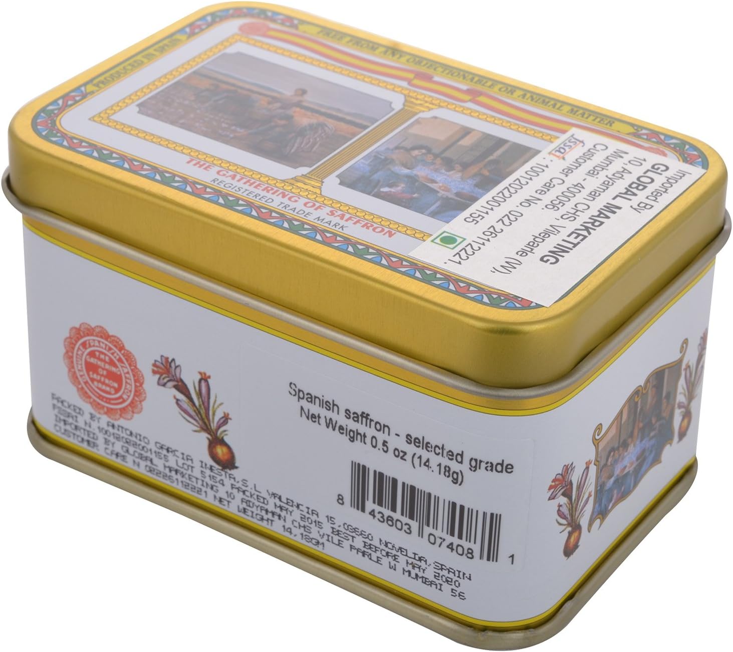 The Gathering of Saffron Spanish Imported Pure Kesar (14.18gm)