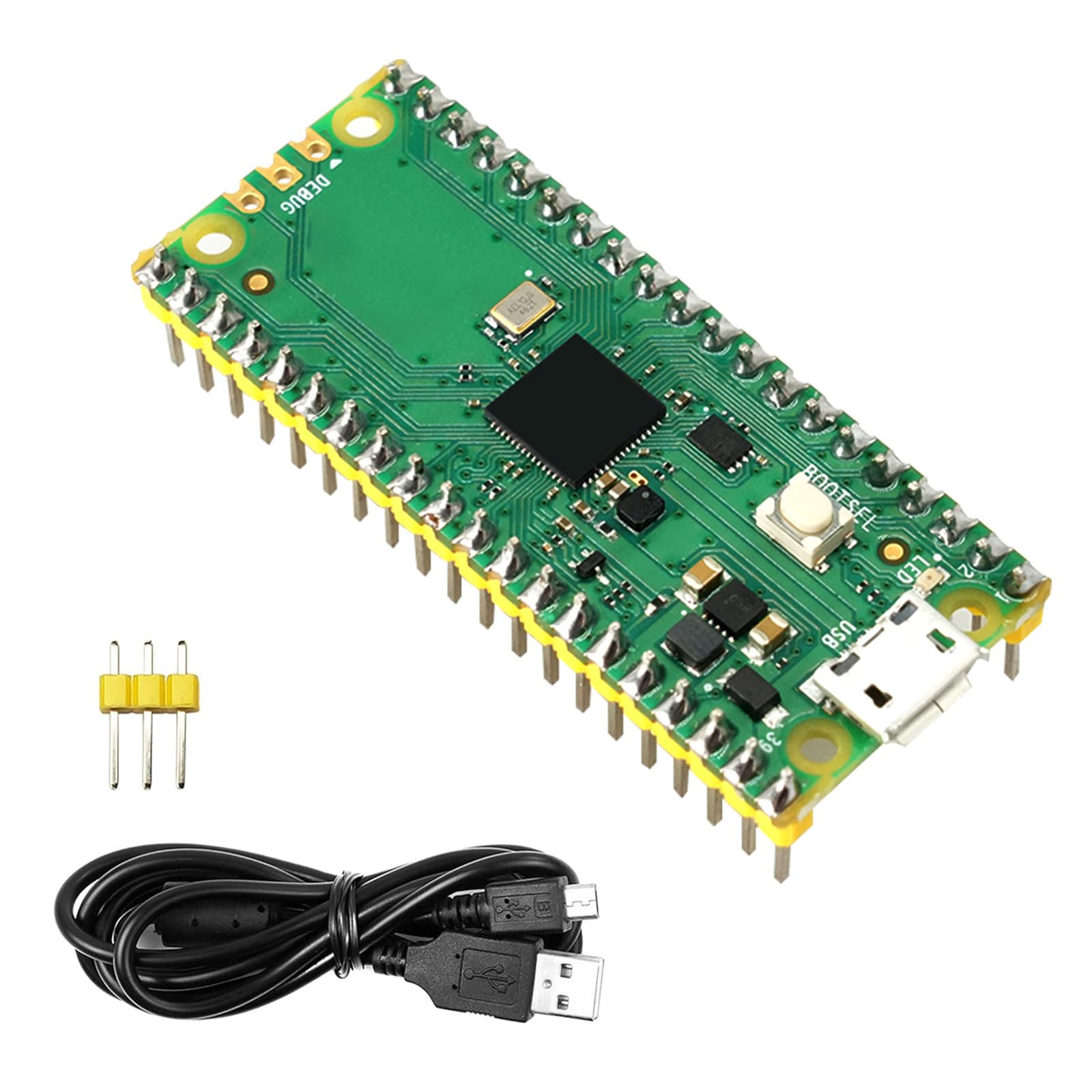 RASPBERRY PI PICO, microcontrollore RP2040, Dual ARM Cortex-M0+ @133MHz