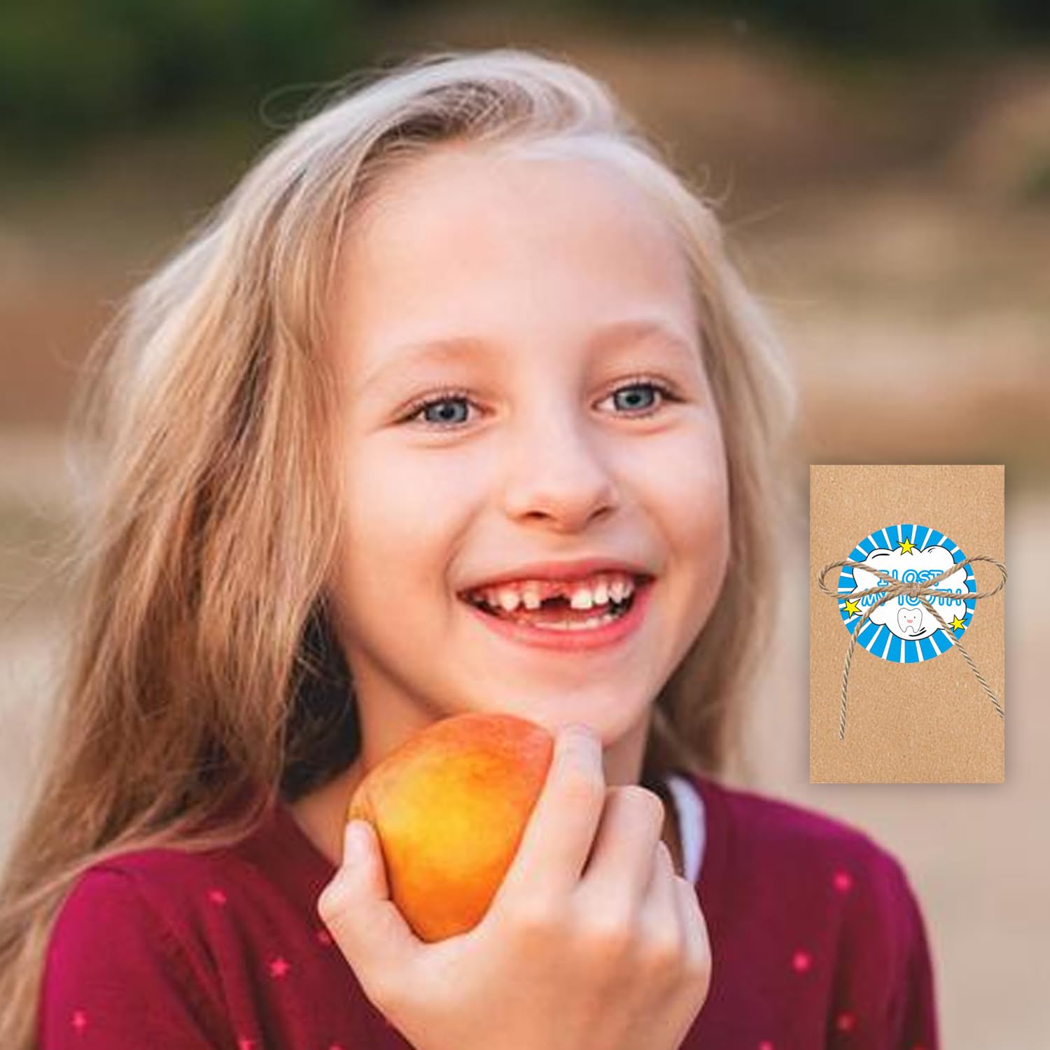 52 Pcs Lost Tooth Receipt Envelopes with 52 Pcs I Lost Tooth Stickers for Lost Tooth Certificate for Children Milk Teeth Storage Fairy Bag Classroom Party Supply - Image 4