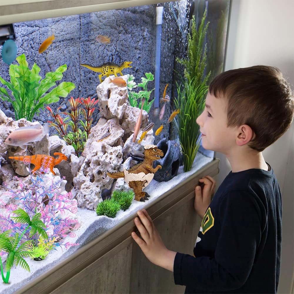 dinosaur fish tank