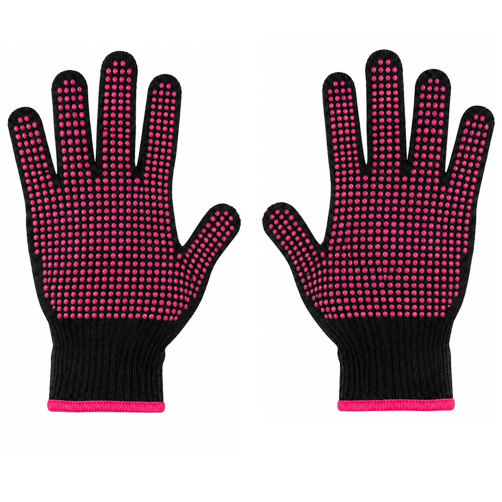Heat Resistant Gloves, BBQ Gloves, Non-Slip Silicone Oven Gloves, Cooking Gloves & Oven Mitts for Grilling Baking, BBQ Accessories & Barbecue (A Pair)