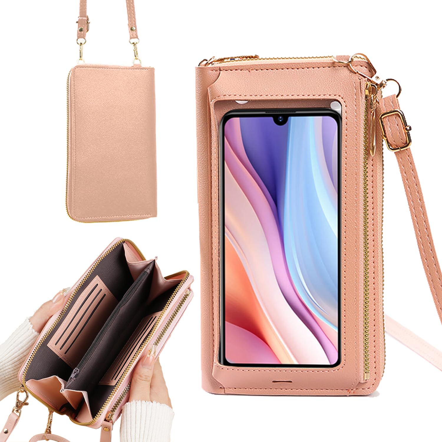 Amazon.com: DAMONDY Crossbody Wallet Case Compatible with Foxx