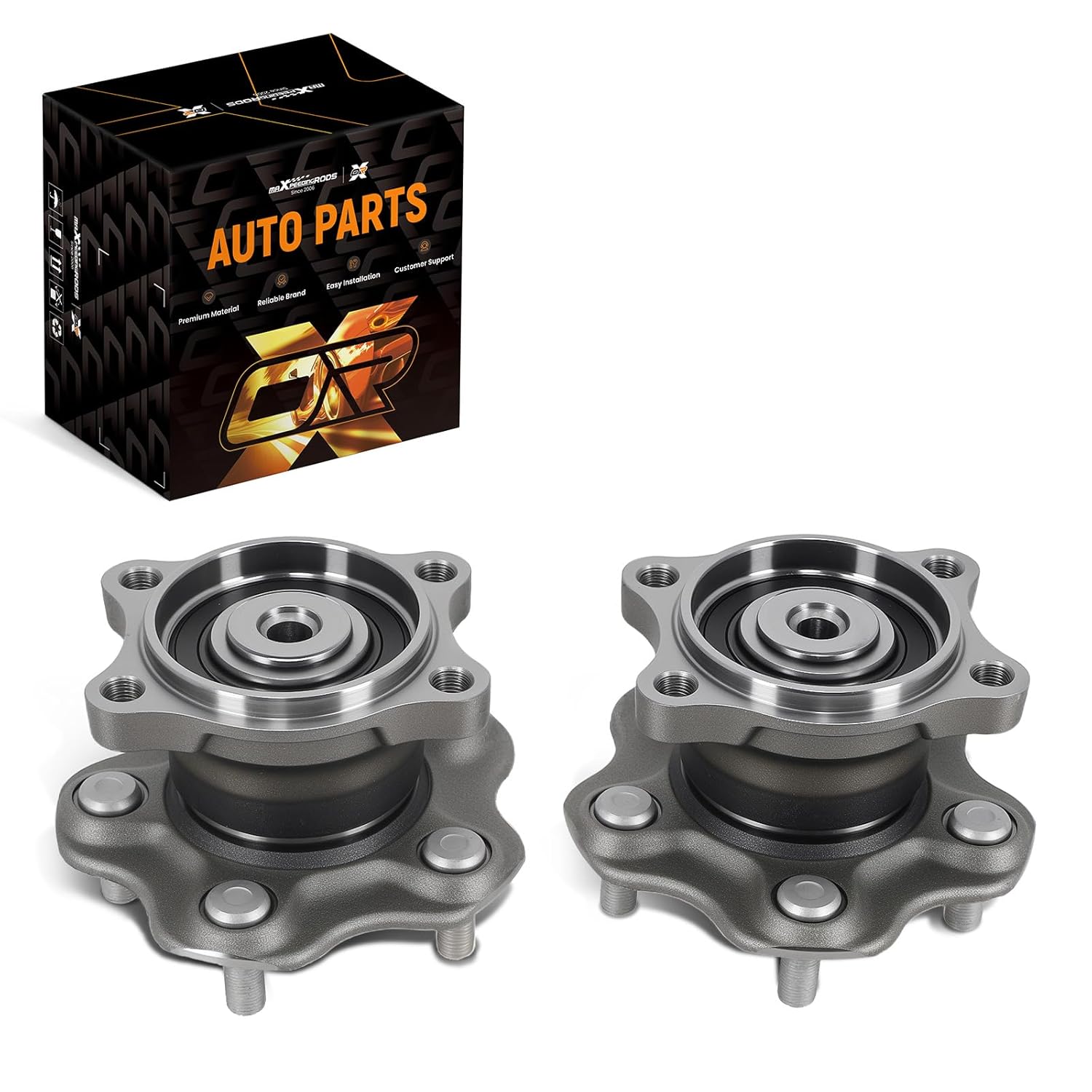 maXpeedingrods 2PCS 512201 Rear Wheel Bearing & Hub Assembly for Nissan Altima 2002-2006, Maxima 2004-2008, Quest 2004-2009 All Models 2002-2009 5-Lug