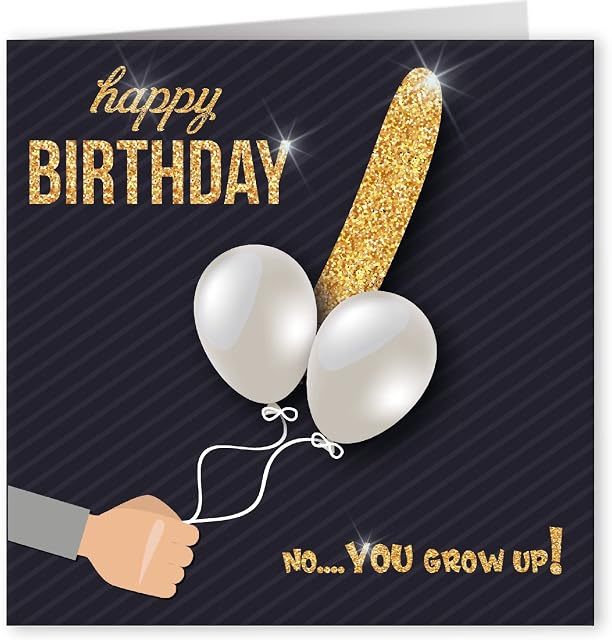 Cult Kitty - Now, You Grow Up - Rude Birthday Cards for Women - Funny Birthday Cards for Women - Funny Birthday Cards For Women - Naughty Birthday Cards for Her