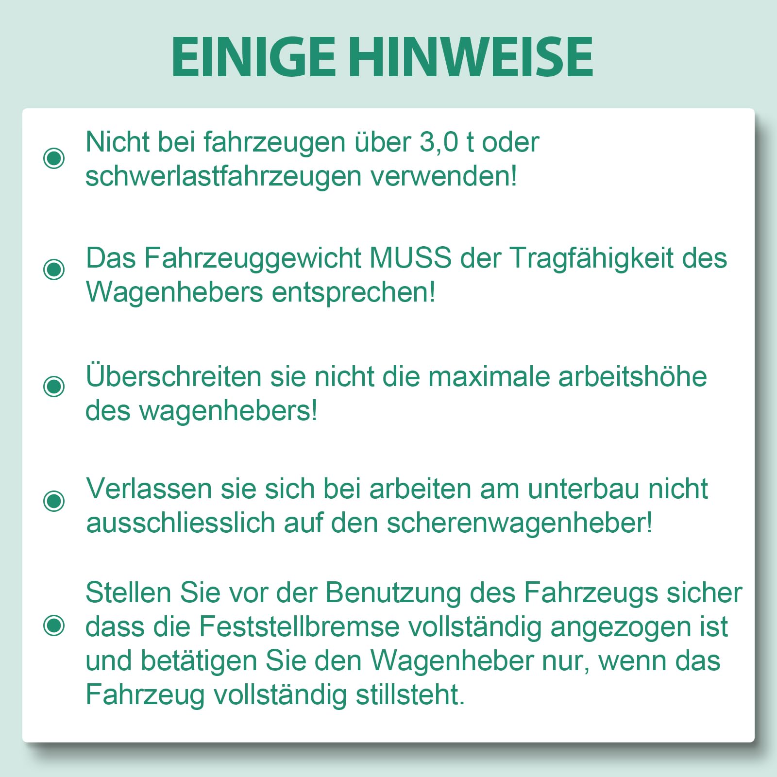 HYCHIKA Scherenheber 3T Wagenheber Auto Tragbar Autoheber Hebebühne 3 Tonnen Hebebereich von 120 mm bis 445 mm, Wagenheber für SUV PKW